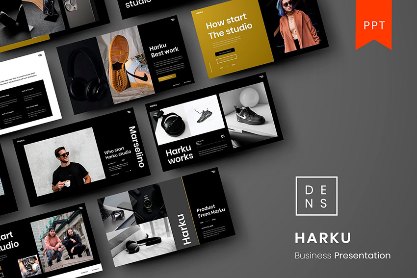 Harku – Business PowerPoint Template-intro